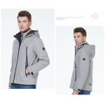 Orange Contrast Man Sping Autumn Coat Autumn Jacket Coat With Cotton Fabric