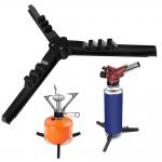 Quility Folding Canister Holder for Camping Stoves 45g Fuel Stabilizer Base Bracket