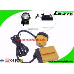 Hard Hat Rechargeable Mining Headlamp 3 Watt With 4 Level Lighting Mode