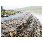 3.7mm Double Twisted Stone Filled Cages Hexagon Heavily Gabion Preventing Rock Breaking for sale
