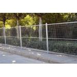 3.5mm Temporary Site Fence Canada Standard Frame Square Tube 50*150mm Hole Size for sale