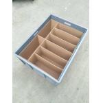 Virgin Polyethylene Blue 600*400 mm Euro Stacking Containers With Loading Capacity 40kg