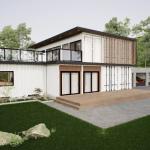 Versatile Prefab Expandable House Fast Install Expandable Modular Homes for sale