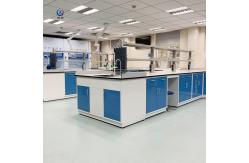 China Steel Wooden Wall Mounted Lab Bench With Easy Installation supplier