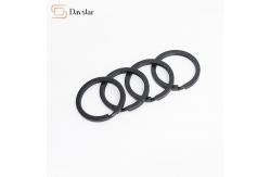 China Heavy Duty Metal Key Rings , Flat Round Split Key Chains Rings supplier