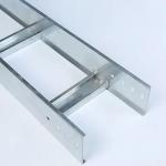 High Flexibility Wall Mounted Ladder Galvanised Cable Tray For Versatile Cable Management for sale