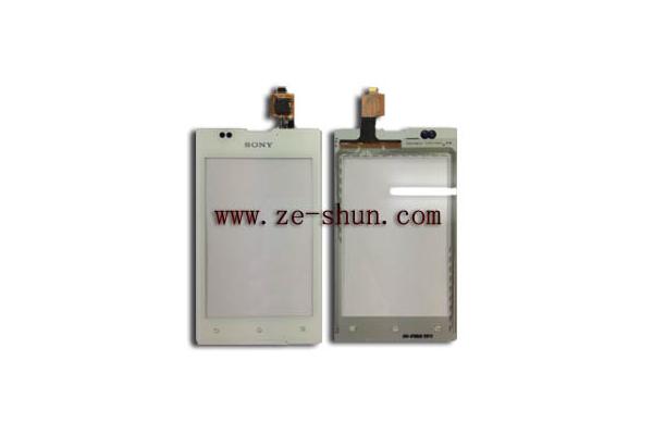 White Sensitive Replacement Touch Screens For Sony C1505 / C1605 Touchscreen