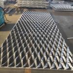 Anodized Expanded Aluminium Mesh Sheets 4 Feet*8 Feet For Facade Cladding for sale
