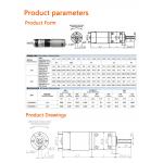 Brushless Planetary Motor 12v Forward Reverse Rotatable Diameter 28mm
