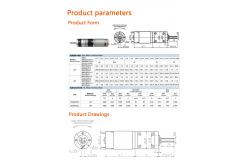 China Brushless Planetary Motor 12v Forward Reverse Rotatable Diameter 28mm supplier