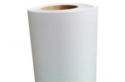 China Removable Monomeric Matte White Digital Printing Film With Grey Adhesive supplier