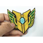Shield Embroidered Badges Patches , Custom made Morale Patches Iron On