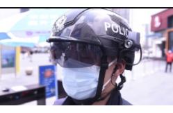 China Smart Helmets For Temperature Screening Non - Contact Test Method supplier