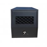 Custom Large 700mm Single Black Aluminum Alloy UTE Canopy Dog Box