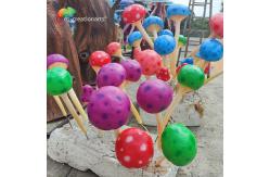 China Colorful Lifelike Mushroom Accept Led Light For Indoor Outdoor supplier
