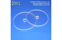 China Customized Tempered Borosilicate Glass Disc and Sight Glass Transparent supplier