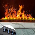Modern Style Electric Fireplace Media Wall Decor Steam Fireplace for sale