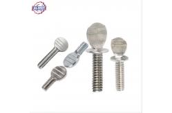 China Stainless Steel Customized Table Tennis Racket Screws with Spade Head and Wave Plate supplier