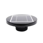 Inline Exhaust Solar Fan / Fresh Air Ventilation Fan For Portable Toilet for sale