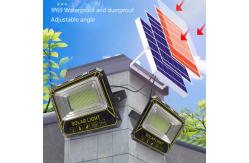 China Solar 100w LED Flood Light 2800lm Solar Powered Exterior Flood Lights supplier