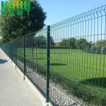 High Security 3d Fence Barbed Wire Garden Building PVC Coated Galvanized 3d Curved Security Fence for sale