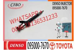 China Hilux diesel Injector 23670-0R030 23670-0R140 23670-0R190 095000-7670 supplier