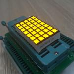 5x7 Dot Matrix LED Display With Reverse Voltage Of 5V And Connection Row Anode Column Cathode for sale