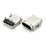 TOP MOUNT Through Hole SMT Type 24Pin USB 3.1 C Female Connector For PCB for sale
