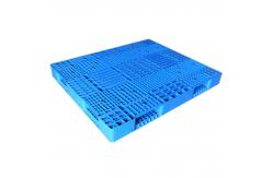China Durable Blue Flat Plastic Pallets Virgin PP Injection Moulded Pallets supplier