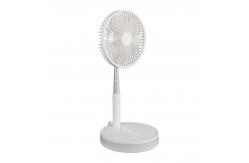 China Folding Small Table Top Fan Custom Printed With 10000mAh Battery supplier