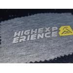 OEKOTEX Logo Washable Patches Custom Refective Silver Silicone Badges for sale