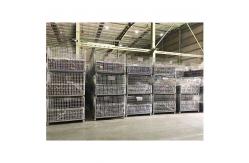 China Collapsible Steel Mesh Storage Cages Customized Folding Stackable Storage Baskets supplier
