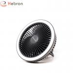 Hanging LED Tent Fan USB Rechargeable Battery Silent With LED Lights for sale