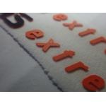 Normal Ink Of High Density Heat Transfer Clothing Labels Customized Shape for sale