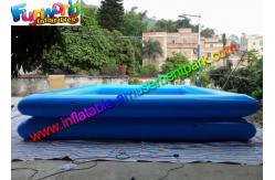 China Heat Sealed Rectangle Inflatable Swimming Pool , 2 Layers Inflatable Water pools supplier