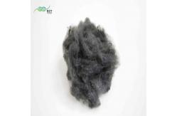 China Silicone Free 100 Polyester Fibre Hollow Fiber 6 Denier PSF Gray Black supplier
