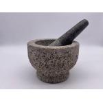 Moisture Resistant Round Stone Mortar And Pestle Eco Friendly for sale