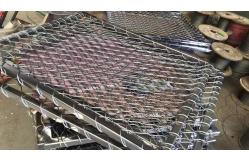 China Ferrule 2.0 Mm Balustrade Cable Mesh 70*70 Mm Hole supplier