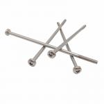 Pan Head Screws Partially Threaded Stainless Steel Material Flower Shaped Groove T30 T25 T20 T15 Customizable Head Lengt for sale