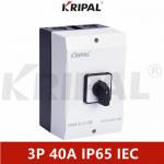 IP65 IEC Single Phase 40A Rotary Cam Changeover Selector Switch for sale