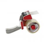Supermarket Carton Sealing Transparent BOPP Packing Tape With Dispenser for sale