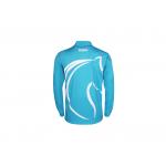 180GSM 100% Polyester Long Sleeve Tee Shirts Sublimation Printing And Embroidery