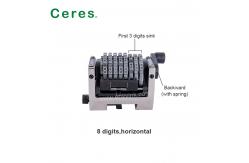 China Horizontal Numbering Machine Gto52 8 Digits Backward Offset supplier