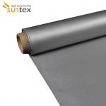 1000°F/550°C High Flexible Silicone Fiberglass Fabric Used In Heat Insulation for sale