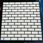 CN Backed Alumina Ceramic Liner Cylinder Hexagonal Rubber Ceramic Lining for sale