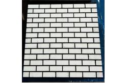 China CN Backed Alumina Ceramic Liner Cylinder Hexagonal Rubber Ceramic Lining supplier