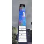 Mechanical triangle rotating Tower LED display screen 360-degree outdoor indoor advertising digital signage led for sale