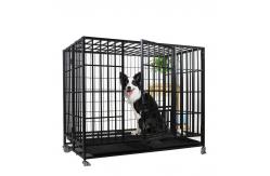 China Horizontal Sliding Folding Dog Crate Stainless Steel supplier