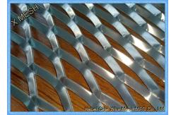 China Aluminum Flat Expanded Metal Mesh / SS304 Expanded Mesh Screen For Architecture supplier
