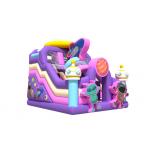 Factory Inflatable Bouncy House With Slide Moon Alien Astronaut Inflatable Combo for sale